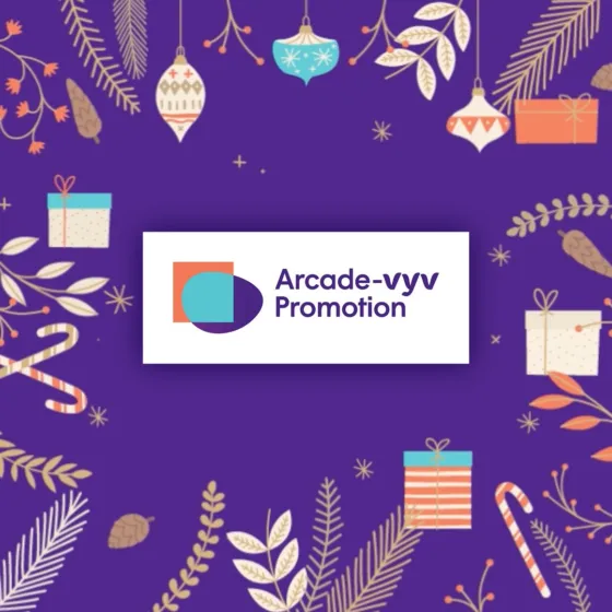 Carte de vœux 2024 de Arcade-VYV Promotion