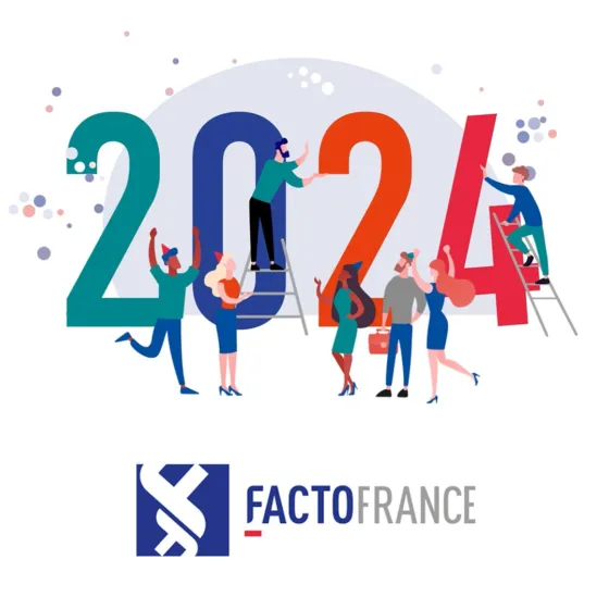 Carte de vœux 2024 de Factofrance