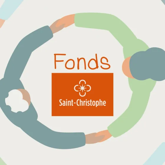 Carte de vœux 2023 de Fonds Saint-Christophe