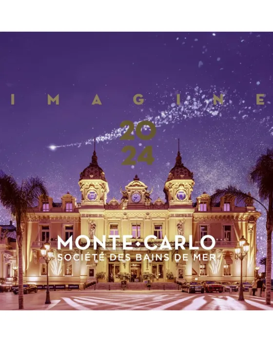 Carte de vœux 2024 de Monte-Carlo Société des Bains de Mer